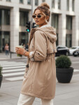 Dámska prechodná bunda parka MEROY béžová FashionStreet TY4288 XL