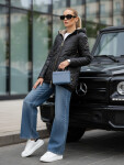 Dámská prošívaná bunda TY5546 černá - FashionStreet XXL