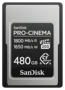 SanDisk PRO-CINEMA CFexpress 480 GB / Pamäťová karta / Type A (SDCFEA-480G-GN4NN)