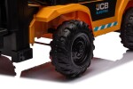 Mamido Detský elektrický vysokozdvižný vozík JCB žltý