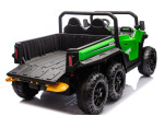 Mamido Elektrické autíčko Buggy Speed 24 V 4×200 W 6 kolies zelené