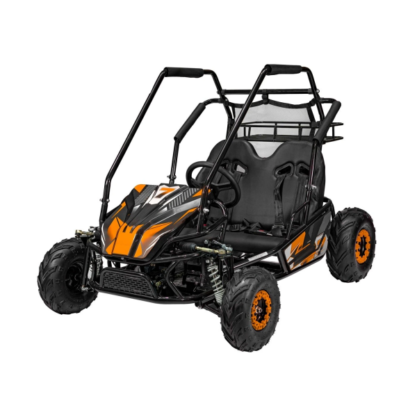 Mamido Detské benzínové autíčko Buggy LUCKY SEVEN oranžové