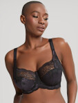 Vystužená podprsenka Panache Clara Full Cup charc/black 7255 85GG