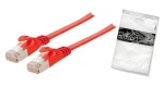 Shiverpeaks Cat7 plochý 3M červená / Patch kábel / U/FTP / RJ-45 / 600 MHz (BS75513-SLR)