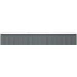 MEXEN/S - Rivel kúpeľňová skrinka 160 cm s umývadlom Otis, 1 šuplík, reliéf, grafit mat/biela mat - 91A20-16023-1-BF66-W18M0 91A20-16023-1-BF66-W18M01