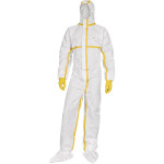 Pracovná Jednorazová kombinéza Delta Plus DT216 Farba: Biela/ Žltá, Veľkosť: 2XL (DT216XX)