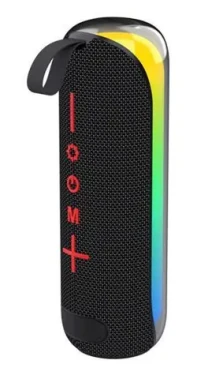 2GO Acoustic Glow čierna / Prenosný reproduktor / Bluetooth 5.3 / 14 W / RGB / FM / SD (797602)