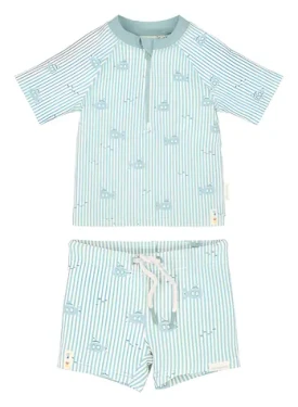 Little Dutch Ocean Adventure veľ. 74/80 / Detské plavky / krátky rukáv / 2-dielne / 94% recyklovaný nylon (CL26038452LD)