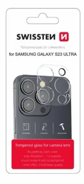 Swissten Ochranné sklo šošoviek fotoaparátu pre Samsung Galaxy S23 Ultra (94500205)