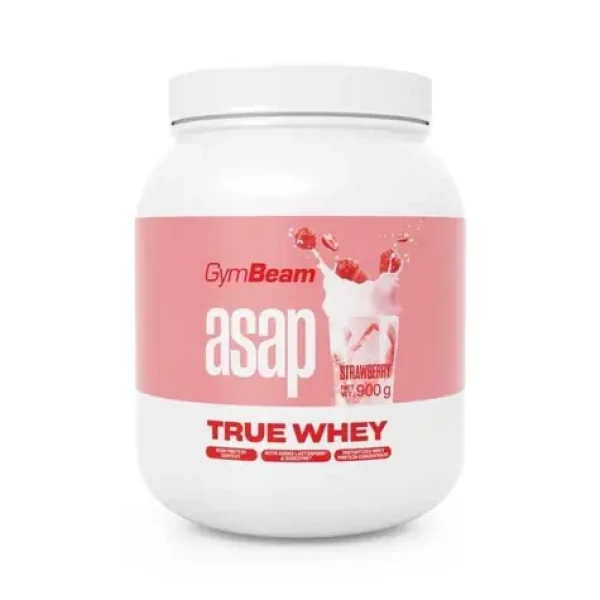 ASAP True Whey - GymBeam (jahoda, 900 g) (85948-4-900g-strawberry)