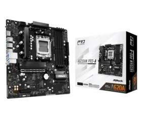 ASRock A620AM PRO-A/ AMD A620A/4xDDR5/2x SATA III/USB/GLAN/M.2/sc. AM5 / mATX (90-MXBSX0-A0UAYZ)