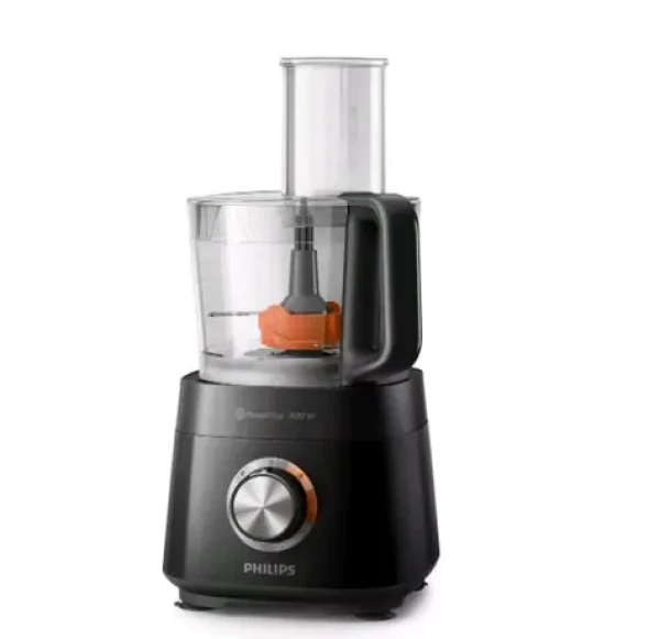 Philips HR7510/10 čierna / Kuchynský robot / 700W / 1.5 l / 2 rýchlosti / pulzný režim (HR7510/10)