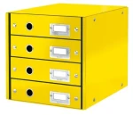 Leitz ClickStore Wow (4 zásuvky) Zásuvkový box žltá (60490016)