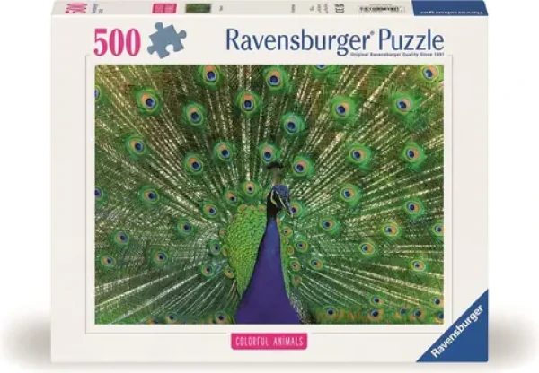 Ravensburger Puzzle: Majestátny páv