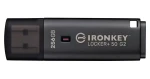 Kingston IronKey Locker+ 50 G2 256 GB / Flash Disk / USB 3.2 Gen 1 (USB-A) / AES-256 / 145 MB/s (IKLP50G2/256GB)