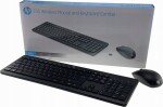 HP HP 235 Wireless Mouse and Keyboard Combo - Full-size (100%) - RF Wireless - Black - Mouse included
