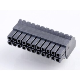 Molex vstavaná pinová lišta (štandardná) Počet pólov 22 447642203 1 ks Tray; 447642203