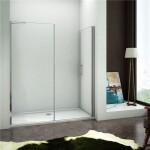 H K - Sprchové dvere MELODY DW1 152 jednokrídlové dvere 148-152x195cm (dvere 80 + bočná stena 76) SE-MELODYDW1152B