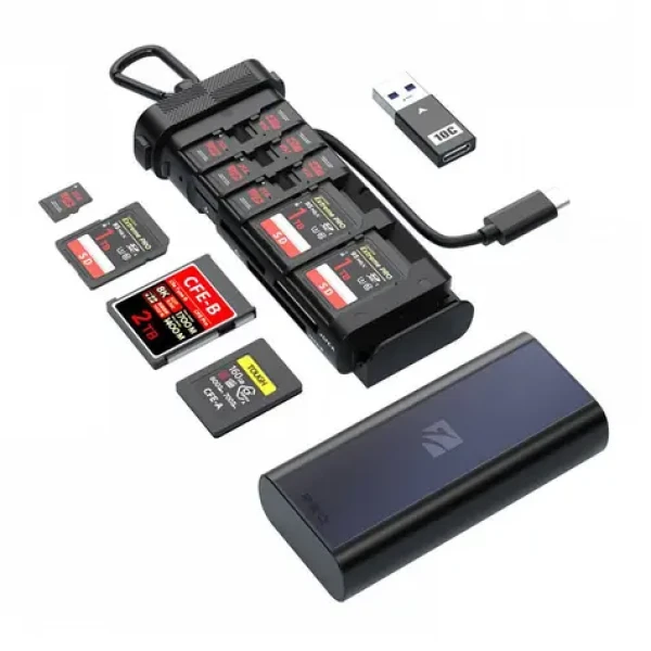 Freewell FW-CR02-PRO / Čítačka pamäťových kariet / CFexpress A/B / SD UHS-II / microSD / USB-C 10 Gb/s (FW-CR02-PRO)