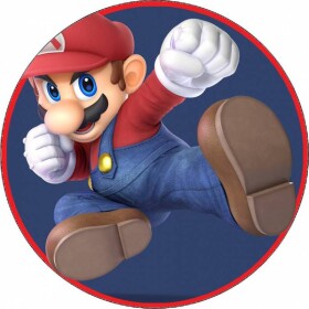 Jedlý papier Super Mario poze 19,5 cm - Pictu Hap - Pictu Hap