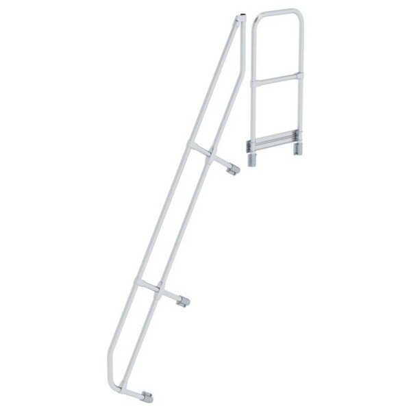 MUNK Günzburger Steigtechnik 600589 Munk Druhé madlo na schody s plošinou 60° 9 schodov 1 ks; 600589