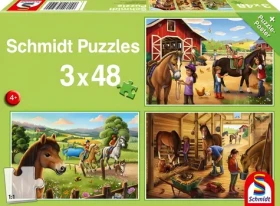 Schmidt Puzzle Moje obľúbené koníky
