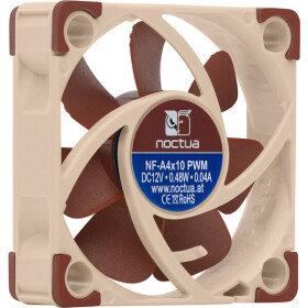 Noctua NF-A4x10 PWM / 40 mm / SSO2 Bearing / 19.6 dB @ 5000 RPM / 8.9 m3h / 4-pin PWM (NF-A4x10 PWM)