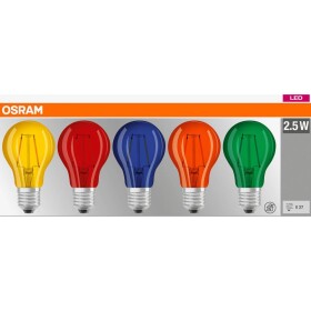 OSRAM HOMELIGHTING 4058075058460 LED En.trieda 2021 G (A - G) E27 klasická žiarovka 2.50 W chladná biela (Ø x d) 60 mm x 105 mm 1 ks; 4058075058460