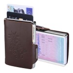 Kožená mini peňaženka Mondraghi Silhouette Edelweiss Brown