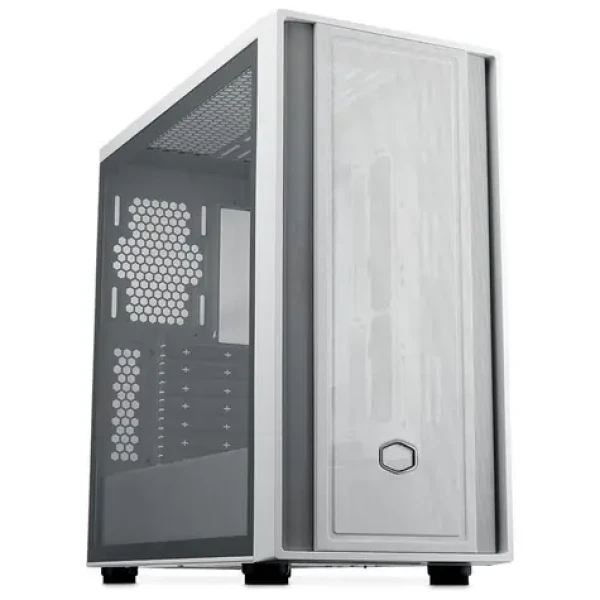 Cooler Master MasterBox 600 Lite biela / ATX / 1x USB-A 3.0 1x USB-C 3.1 / bez zdroja / priehľadná bočnica (MB600L-WGNN-S00)