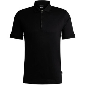 Pánske polo tričko BOSS Polston 11 NERO slim fit čierne (50513375-001) M