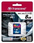 Transcend SDHC 8GB / SDHC / 8GB / Class 10 UHS-1 (TS8GSDU1)