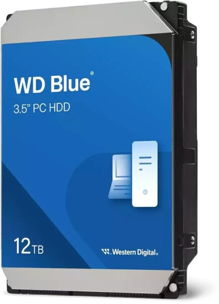 WD Western Digital Blue disk twardy 12 TB 7200 RPM 512 MB 3.5" Serial ATA III
