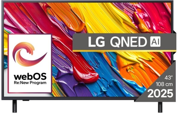 LG LG QNED82 AI 43'' 4K UHD QNED melna - Televizors 43QNED82A3B.AEU (8806096352762)