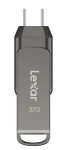 Lexar JumpDrive D400 Dual 32GB / Flash Disk / USB-A / USB-C / Rýchlosť prenosu až: 100MBs (LJDD400032G-BNQNG)