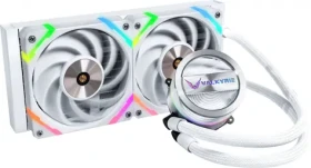 Valkyrie VK-AIODR240W biela / AIO vodný chladič CPU / 2x 120 mm / 29dB / AMD + Intel (VK-AIODR240W)