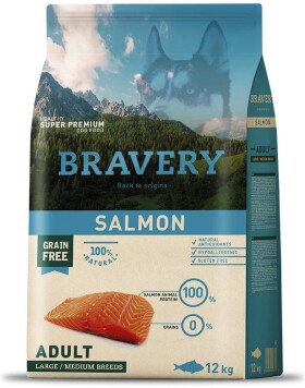 Bravery Dog Large/Medium Adult Salmon