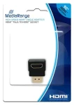 MediaRange Adaptér HDMI 90° čierny / Adaptér / HDMI High Speed / pozlátené konektory (MRCS166)