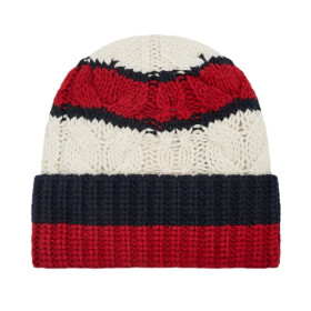 Tommy Hilfiger TH Premium Beanie M AM0AM10494 muži univerzita