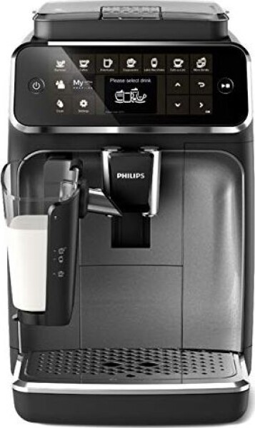 Philips Series 4300 LatteGo EP4346/70 čierna / automatický kávovar / 1500 W / 15 bar / 1.8 l / zásobník 275 g (EP4346/70)