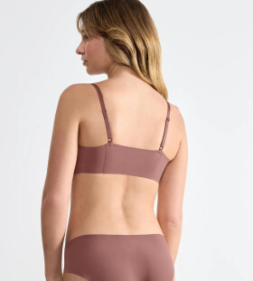 Dámska podprsenka ZERO Microfibre 2.0 Bralette - CACAO - kakaová 1141 - SLOGGI BROWN XS