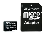 Verbatim Premium microSDXC Pre 128GB + Adaptér / Pamäťová karta / UHS-I (U1) / Class 10 / V10 / R: až 90MBs / W: 10MBs (44085-V)