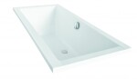 BESCO - Obdĺžniková vaňa QUADRO - Nožičky k vani - S nožičkami, Rozmer vane - 170 × 75 cm VANQAUD170 + OLVPINOZ