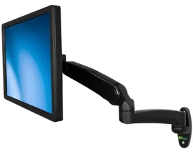 StarTech Nástenné rameno pre TV a monitor čierna / Rameno pre monitor / 12-30" / nosnosť 9 kg / rotácia 360° (ARMPIVWALL)