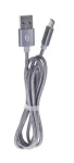 ALIGATOR TUBA 2A nabíjací kábel Lightning sivý (DAKT006)