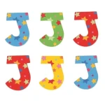 Bigjigs Toys Hviezdičkové písmenko J