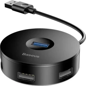 Baseus CAHUB-F01 čierna / USB rozbočovač / 3x USB 2.0 / 1x USB 3.0 (CAHUB-F01)