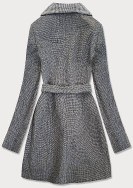 Šedý dámský kabát model 16147885 - ROSSE LINE Barva: odcienie szarości, Velikost: XL (42)