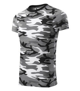 Maskáčové tričko unisex maskáčová sivá 3XL