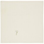 Ib Laursen Vyšívaný obrúsok Flora Snowdrop Butter Cream